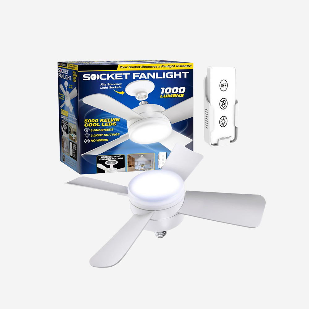 Ventilador Led De Techo Para Soquete