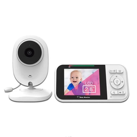 Cámara Monitor Bebé 2.8” Visión Nocturna y Audio Bidireccional