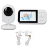 Cámara Monitor Bebé 2.8” Visión Nocturna y Audio Bidireccional