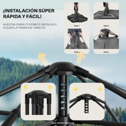 Carpa Iglú para 2 a 4 Personas | Ideal para Camping y Playa
