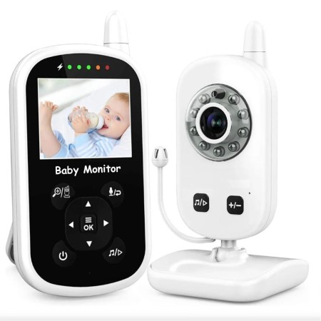 Monitor de Bebé con Pantalla 2.4", Visión Nocturna y Audio Bidireccional | Modelo UU24