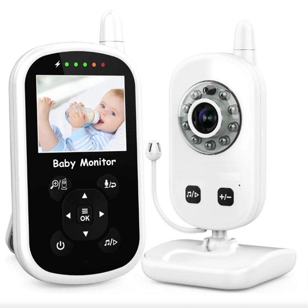 Monitor de Bebé con Pantalla 2.4", Visión Nocturna y Audio Bidireccional | Modelo UU24