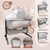 Cuna Colecho con Mosquitero y Altura Ajustable | Asia Import
