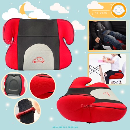 Alzador Infantil Rojo Booster Car | 15 a 36 kg - Seguridad y Comodidad