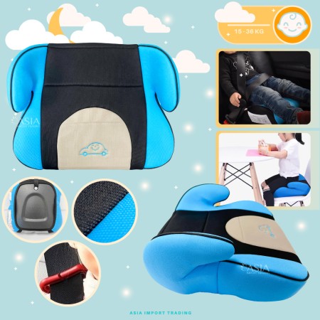 Alzador Infantil Azul Booster Car | 15 a 36 kg - Seguridad y Comodidad