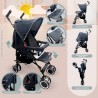 Coche de Paseo Plegable Kidstar | Ligero, Reclinable y Compacto