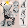 Coche de Paseo Plegable Kidstar | Ligero, Reclinable y Compacto