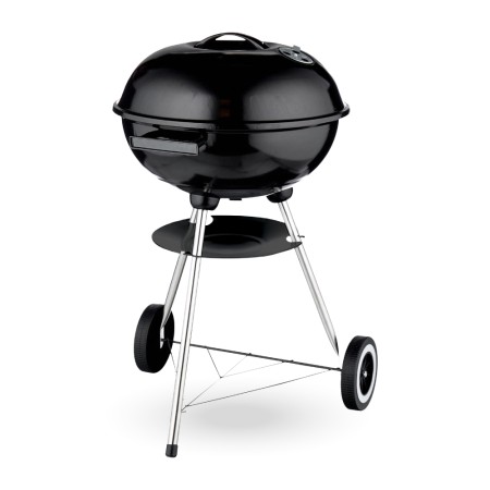 Parrilla a Carbón con Tapa y Ruedas | Ideal para Asados al Aire Libre