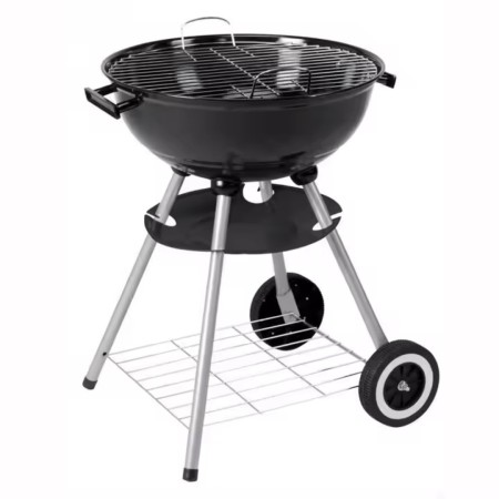 Parrilla a Carbón con Tapa y Ruedas | Ideal para Asados al Aire Libre