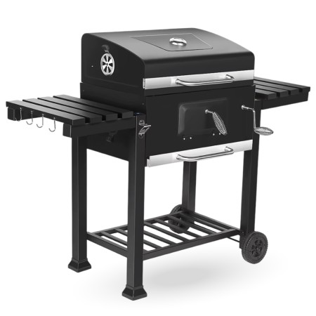 Parrilla a Carbón con Tapa y Termómetro | Asados Perfectos