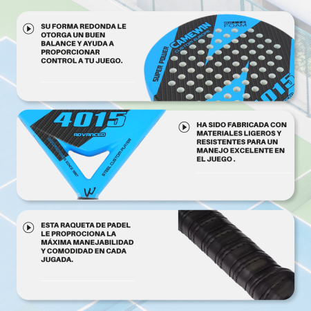 Pala de Padel 4015 Azul