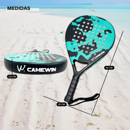 Pala de Padel Verde con Negro