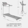 Trotadora Plegable con Sensor Cardíaco y Pantalla LCD | LowPrice