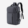 Mochila de viaje expandible FlexGear 2 en 1 Color Gris