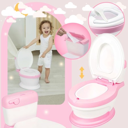 Baño portátil para bebe Kidstar Rosado