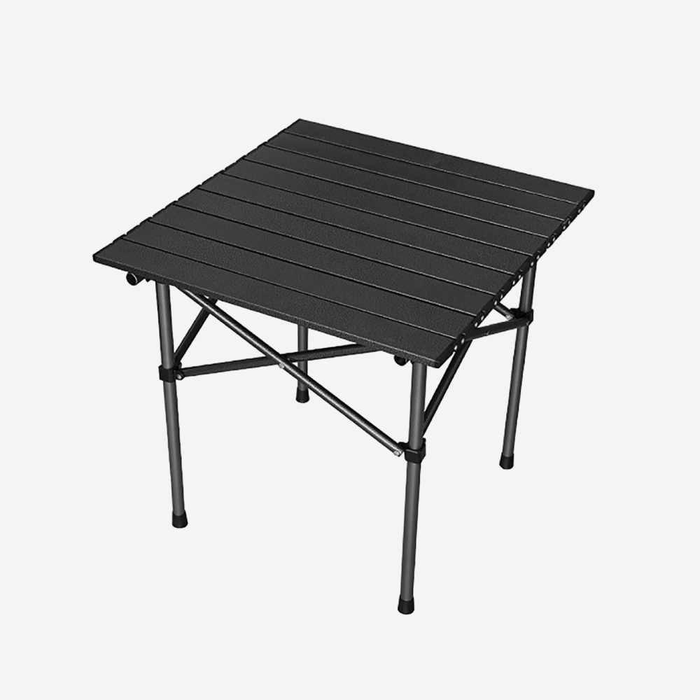 Mesa Plegable Compacta Para Camping Y Exterior Negro